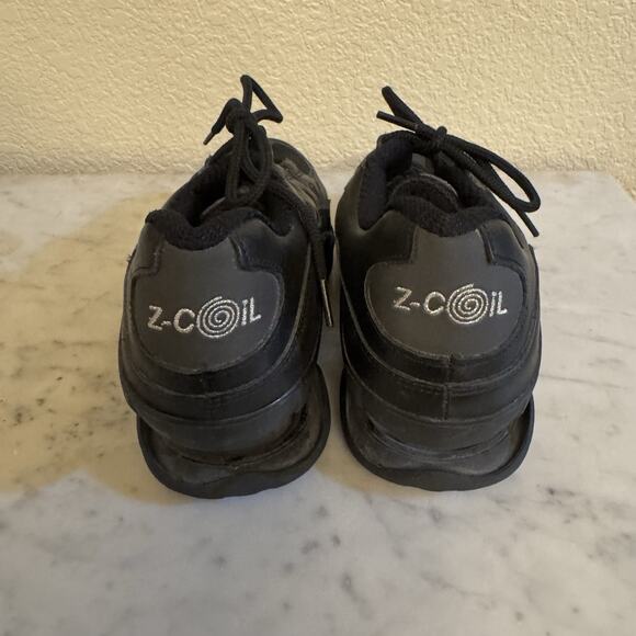 Z Coil Shoes Freedom 2000 Mens Size 8 Black Spring Heel Comfort Orthopedic Walk - Picture 3 of 7
